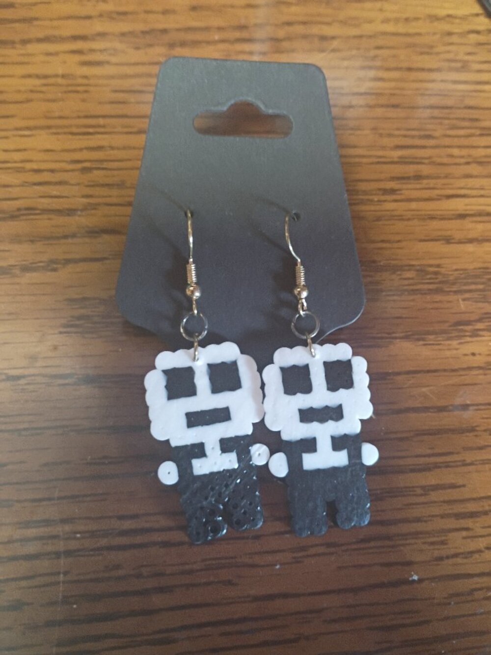 Handmade Jack Skellington Earrings | Hypoallergenic